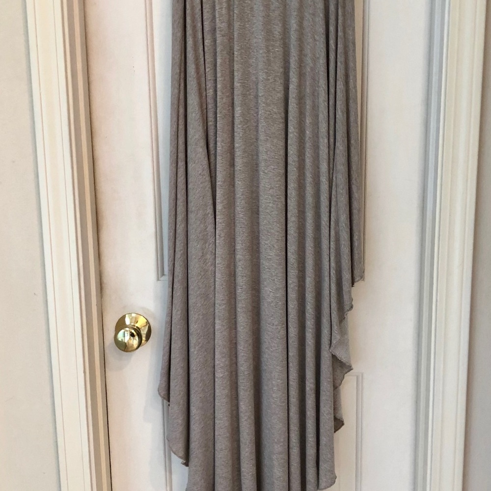High / Low long skirt w/ ruffle front. Soft! OS - Picture 5 of 13